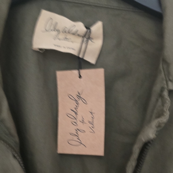 Chic Olive Utility Jacket Size Xs But Adjustable Waist Can Fit S - Picture 5 of 9